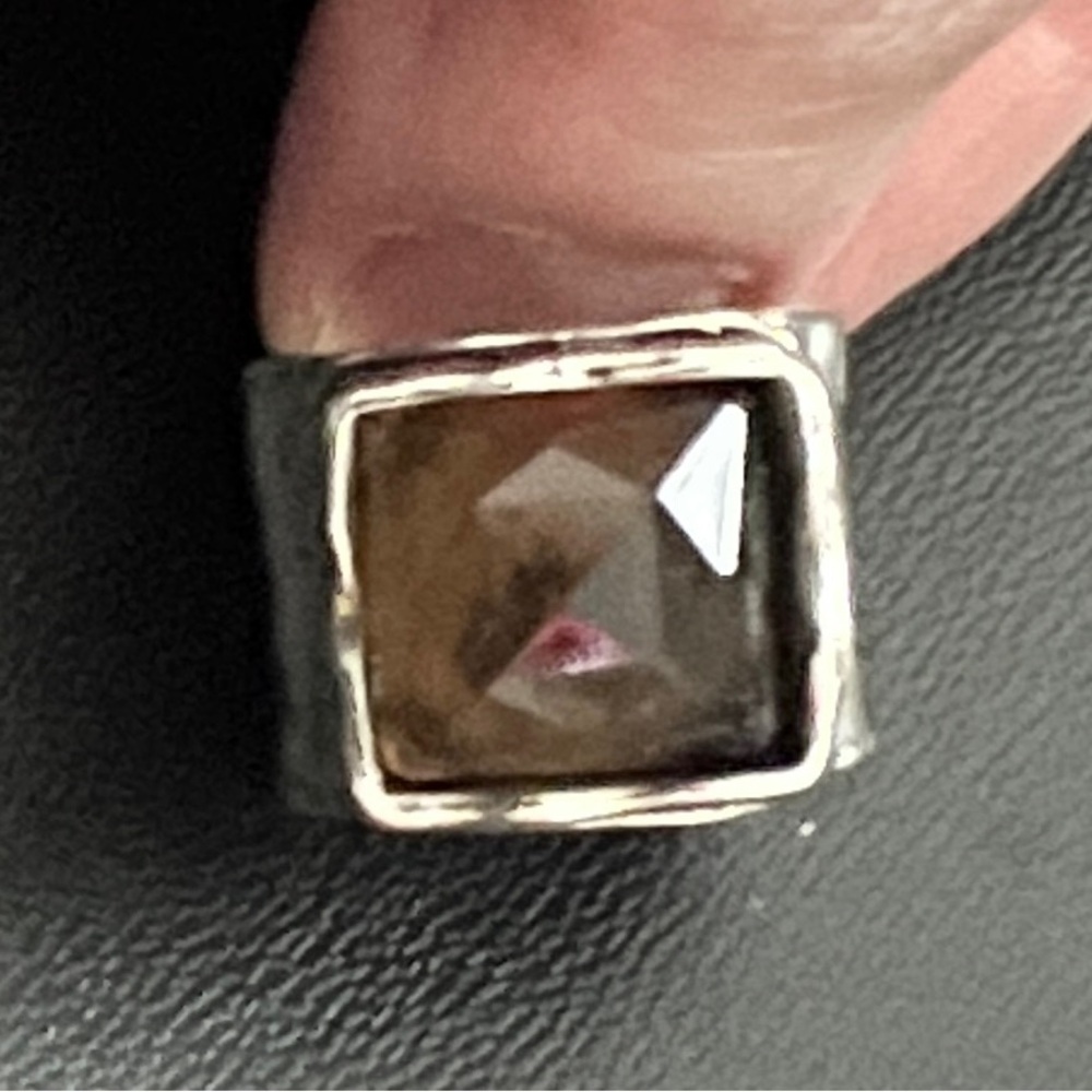 Silpada Silver smoky quartz